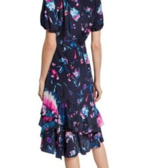 Tanya Taylor Watercolor Floral Silk Estrella - NWT - Picture 3 of 5